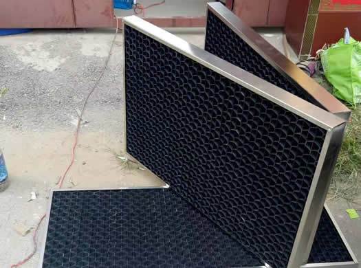 PVC进风格栅 冷却塔进风窗 塑料拼接格栅 玻璃钢格栅